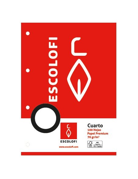 RECAMBIO ESCOLOFI 4º 100h 4 TAL. PT.3